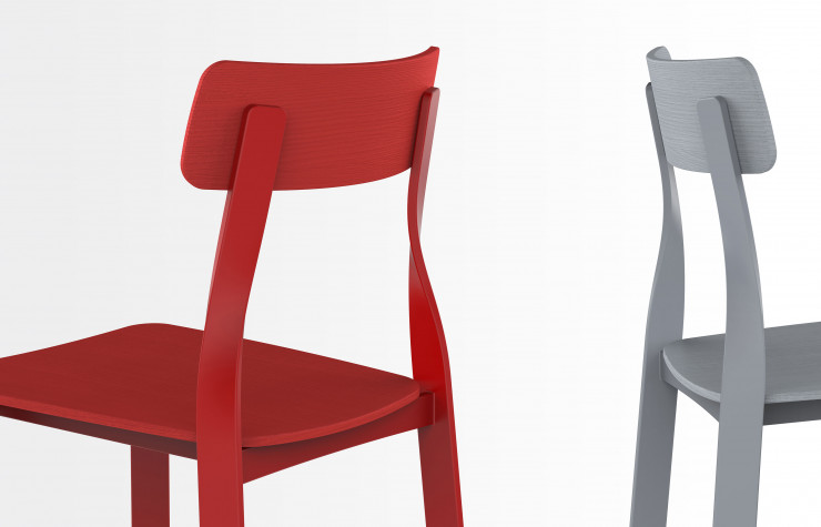 La collaboration entre Simire et LeviSarha a abouti à la conception de « Strap », une collection de mobilier à destination de la restauration collective.