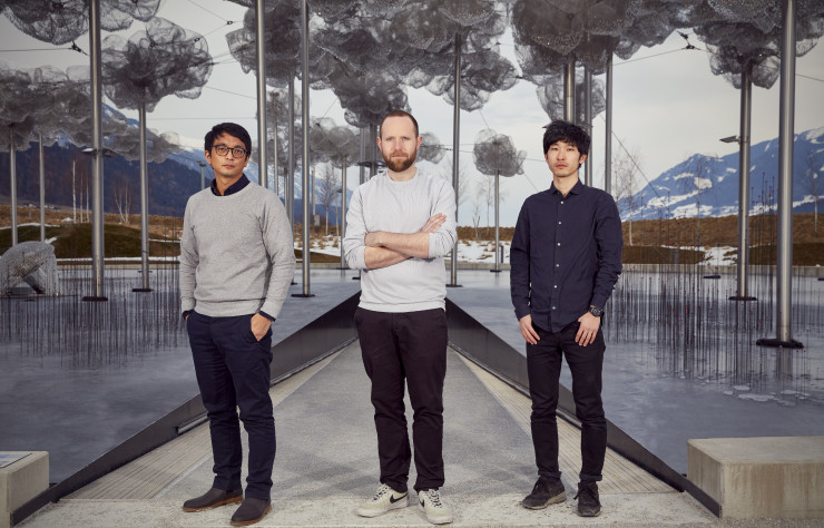 Les trois lauréats du Designers of the Future Award.