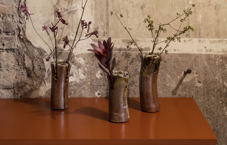 Vases « Extruded Laguna » de Martino Gamper.