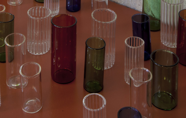 Verres « Tubus » de Jochen Holz.