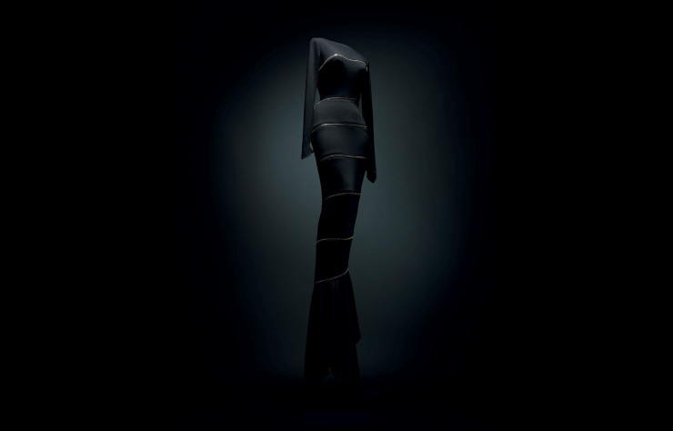 Robe zippée.