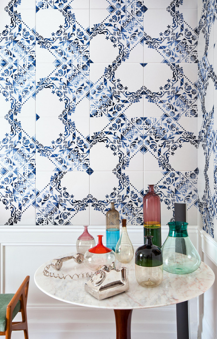 Eve, l’azulejos remixé par Marcel Wanders (Ceramica Bardelli).
