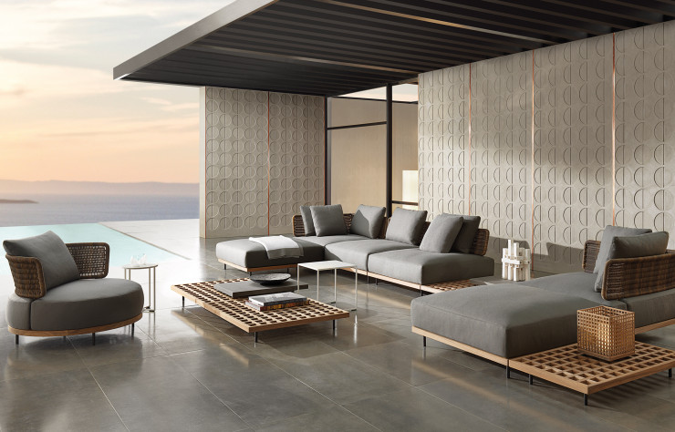 Salon Quadrado de Marcio Kogan (Minotti).