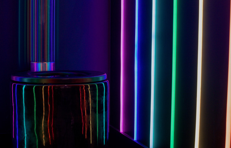 Toilettes Arc-en-ciel à La Felicita.