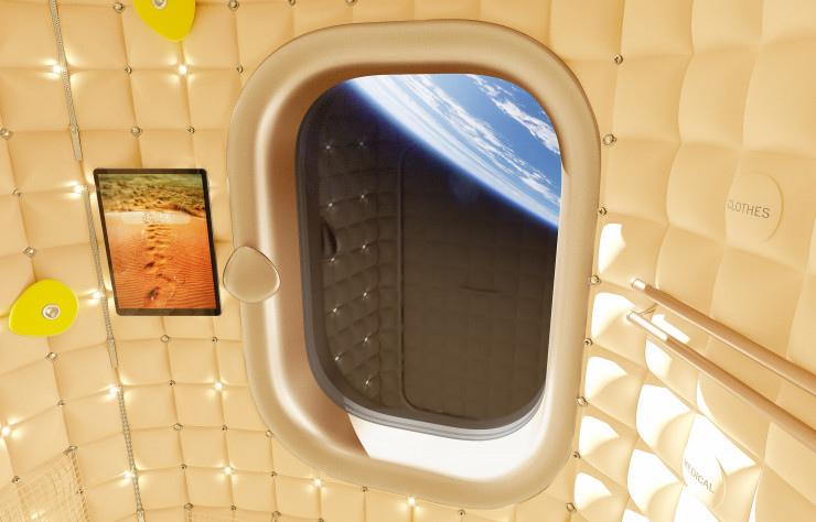 Depuis les modules, la vue s’ouvre largement sur la Terre…