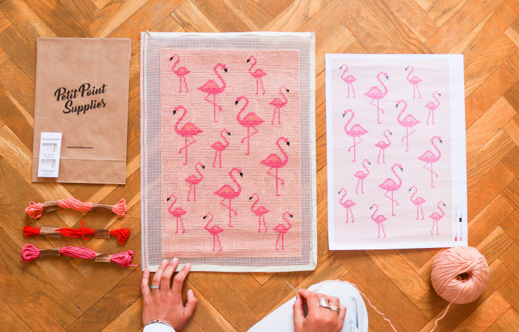 Les flamands roses de Floride dans la collection Miami…