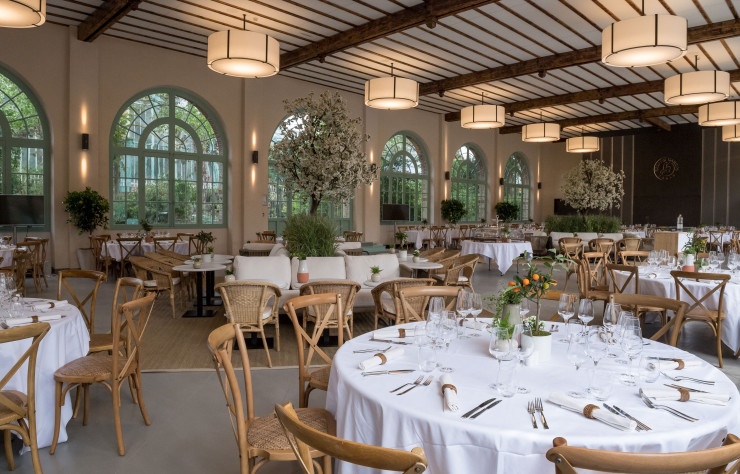 Au cœur de la meulière, une salle de 400 m2.