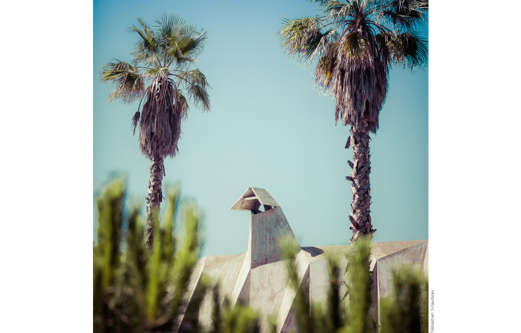 « Le point zéro (2) » de la série « Archivages, la Grande-Motte », 100 x 100 cm.