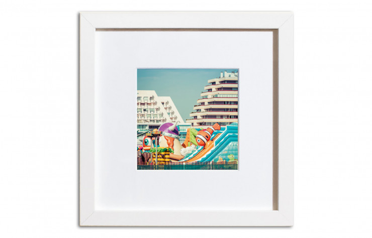 « Némo » de la série « Archivages, la Grande-Motte », 25 x 25 cm.