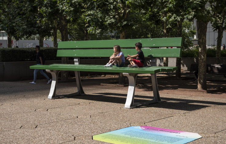 « Banc Public », Lilian Bourgeat, 2010-2018.