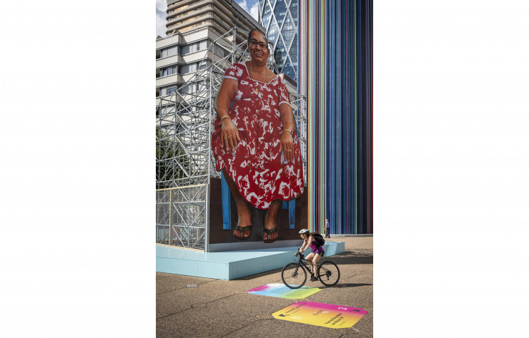 « Cutout Project : Auntie Maria », Hanif Kureshi, 2018.