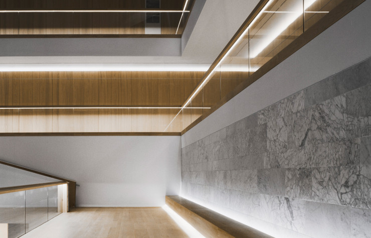 Ultra-graphique, le Design Museum de Londres porte la signature de John Pawson.