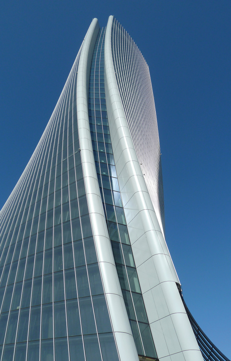 Tour Generali de Zaha Hadid à Milan (2018).