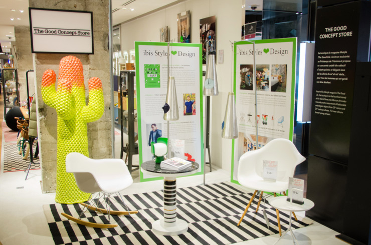 L’espace Design-Moi Un Objet et les objets gagnants.