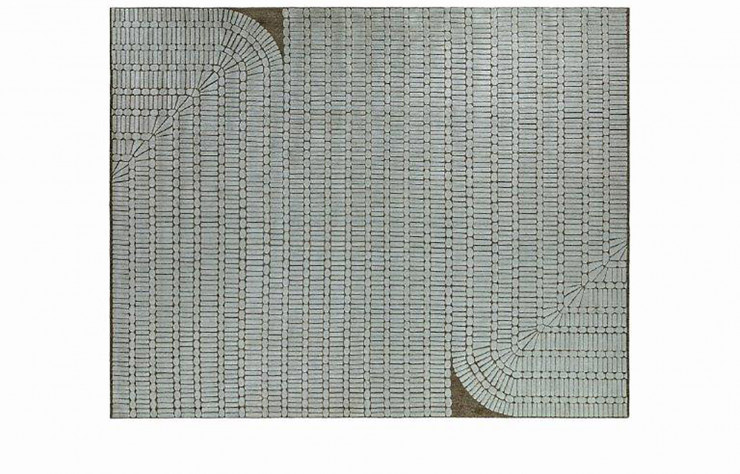 Tapis « Athis » de Stéphane Parmentier, disponible en trois tailles standards et sur-mesure.