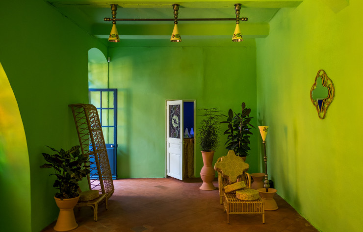 Dans son Jardin d’hiver présenté à Toulon jusqu’à la fin du mois, Pierre Marie laisse parler son imaginaire nourri de voyages…