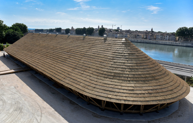 Le pavillon de 1 000 m2 peut abriter jusqu’à 500 personnes.