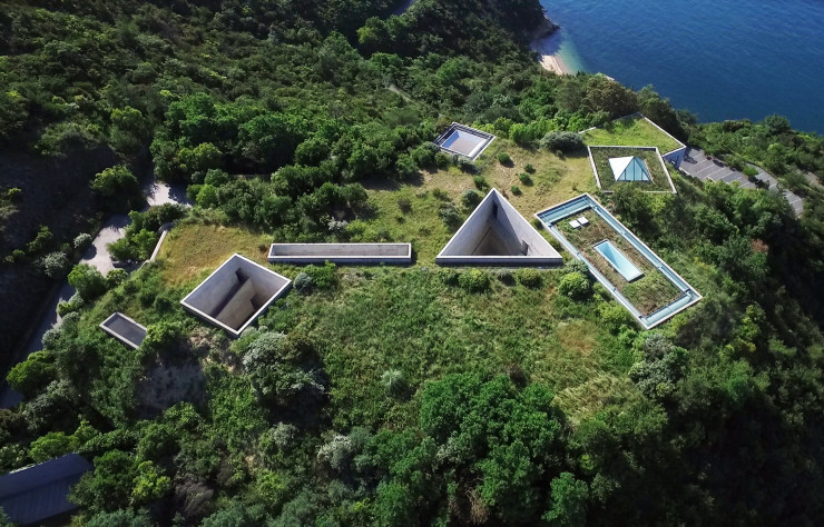 Musée d’art de Chichu (2004), sur l’île de Naoshima.