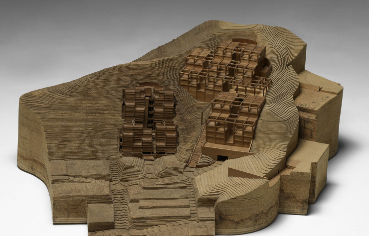 Maquette des résidences Rokko I et II (1983/1993).