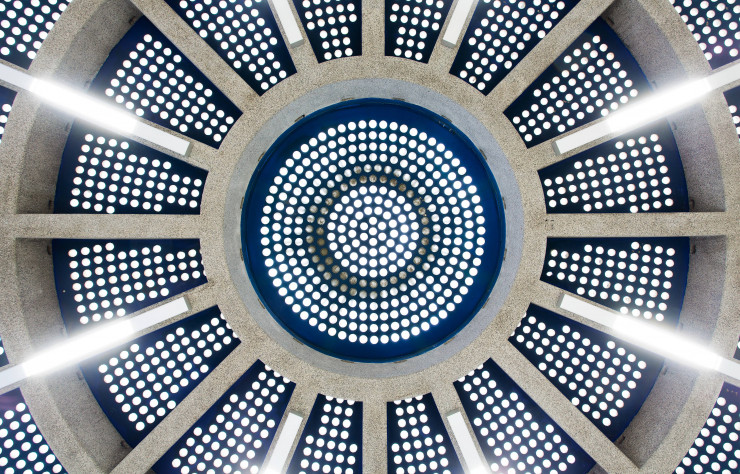Coupole de l’Hôtel des postes, 1927-1930. François Le Cœur architecte. Reims (51), Grand Est.