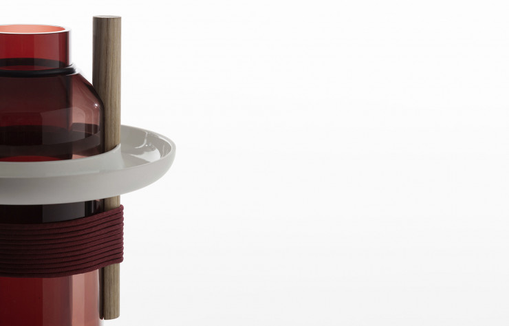 Une des huit pièces de la collection « Vases Composés », co-éditée par le Cirva et la Manufacture nationale de Sèvres (2018).