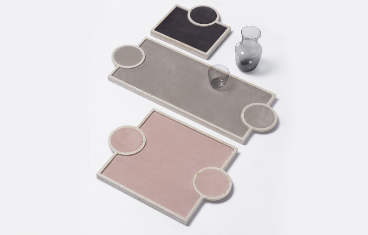 La marque Italienne Giobagnara applique un cuir souple, de haute qualité sur des accessoires aux formes crues.