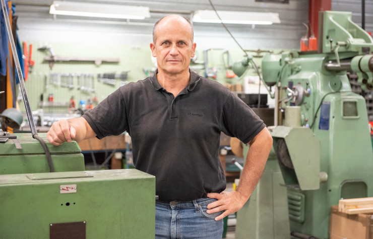 Chef d’orchestre du lieu, Bruno Daval est le directeur de l’usine.