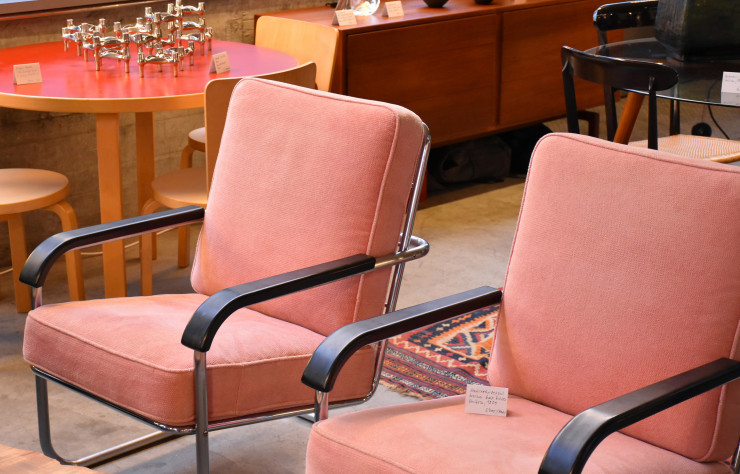 Paire de fauteuils de Werner Max Moser pour Wohnbedarf.