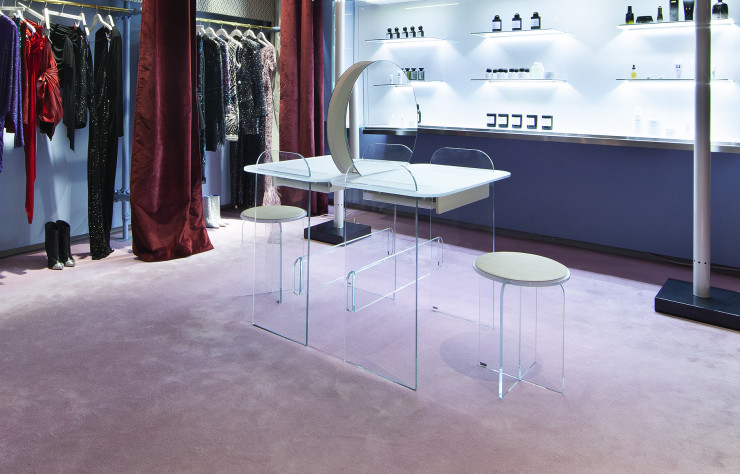 Coiffeuse « Opalina » de Cristina Celestino (Tonelli).