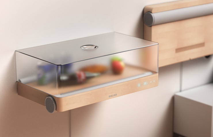 Réfrigérateur « Shelves » de Jinho Han.