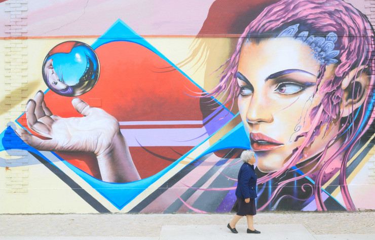 Street art à Lapa.