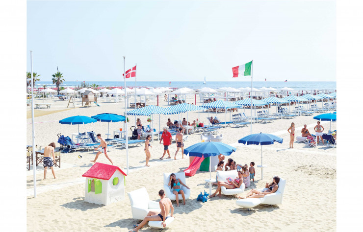 Le littoral de la Versilia (Toscane).