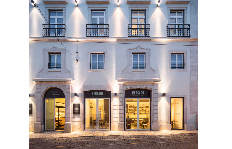 La façade discrète du The Lumiares.