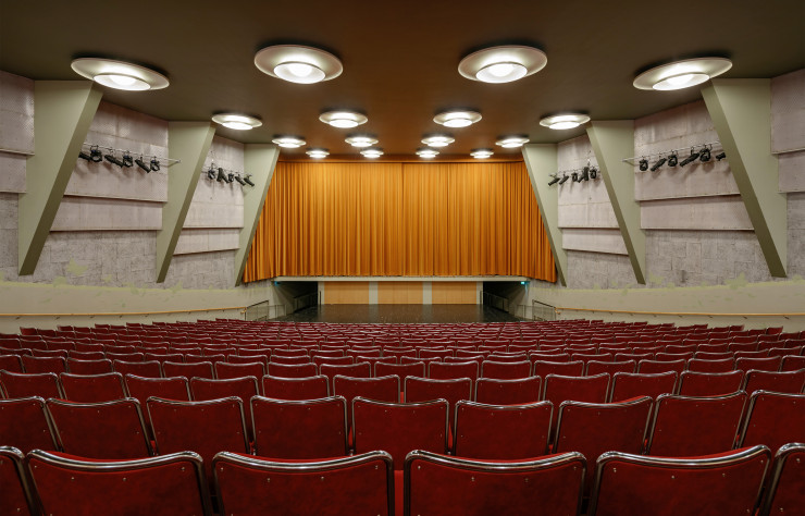 Le cinéma, une salle historique de Helsinki, a été restauré et pleinement intégré au projet.