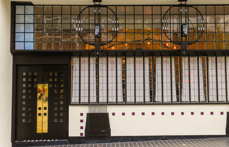 Pour les Willow Tea Rooms Mackintosh a opté pour une structure traditionnelle.