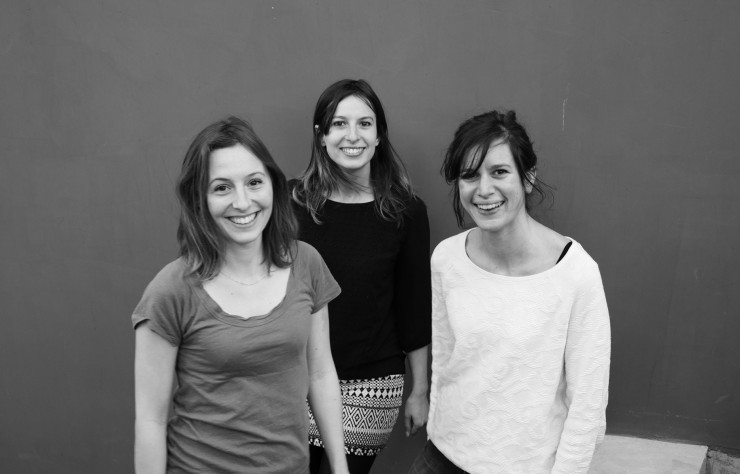 Charlotte Lovera, Élise Giordano et Louise Dubois.