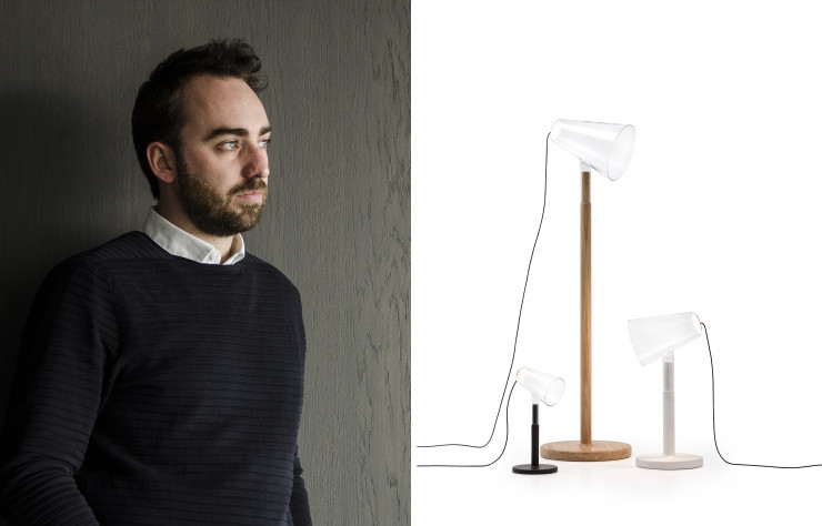 Frederik Delbart, auteur des lampes « The Siblings ».