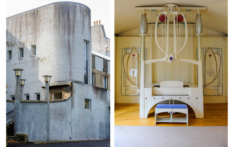 La House for an Art Lover a été bâtie selon les dessins laissés par Charles et Margaret.