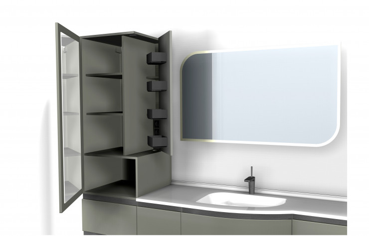L’intérieur des rangements a été repensé pour répondre aux besoins des consommateurs.