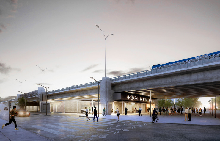 P4 Porte de Pantin, messagerie logistique mutualisée à zéro émission de particules, à Paris (en cours, livraison en 2019).