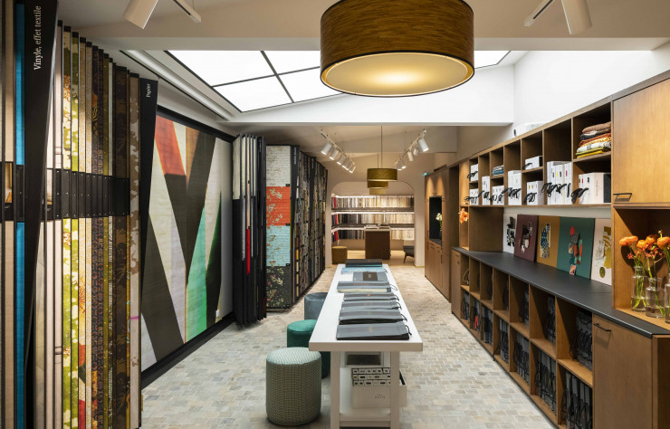Le passage typiquement parisien a été reconstitué par l’équipe d’architectes d’intérieur d’Elitis.