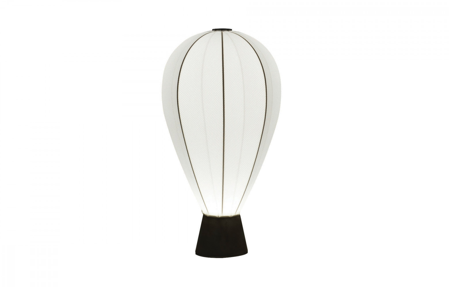 8/ Lampe à poser « Up » en tissu élastique perforé blanc et base en béton, design Marcel Wanders,...