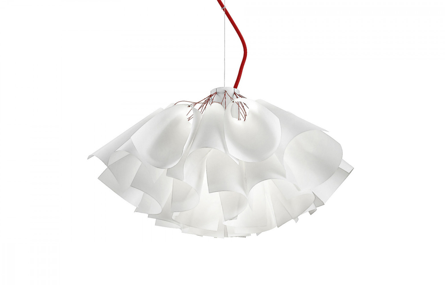 12/ Suspension « Tutu » en papier synthétique, design Hiroki Takada, 798 €. Panzeri sur Madeindesign.com