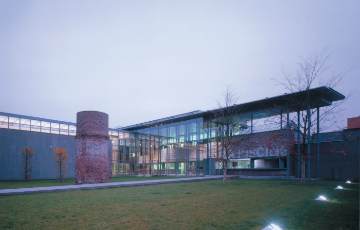 L’entrée du musée avec, sur la gauche, une nouvelle aile.