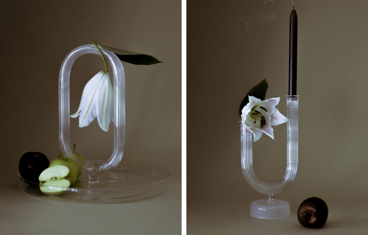 Vase de la collection « Versus », réalisée en 2017 pour Granville Gallery.