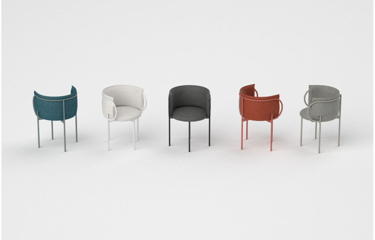 Chaises Clip de Nendo (Zens).