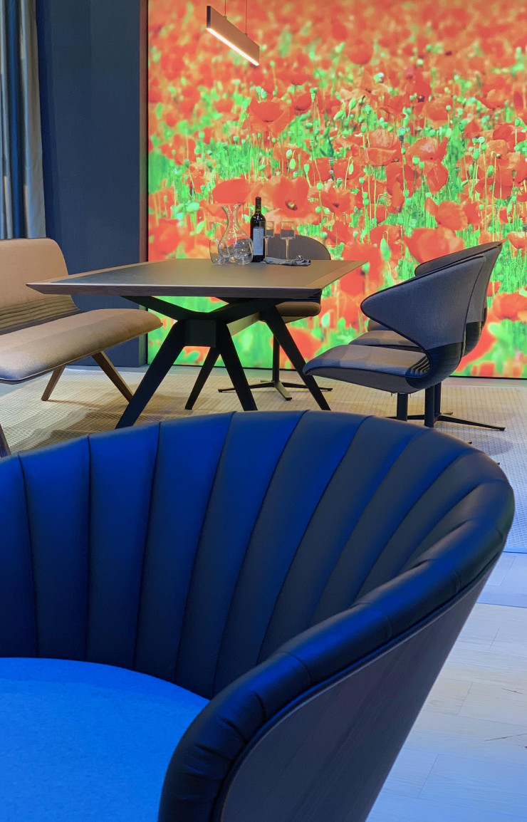 Le stand Hulsta à l’IMM 2019.