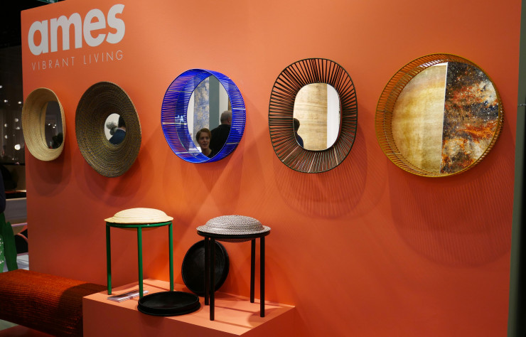 Les créations de Pauline Deltour sur le stand Ames.