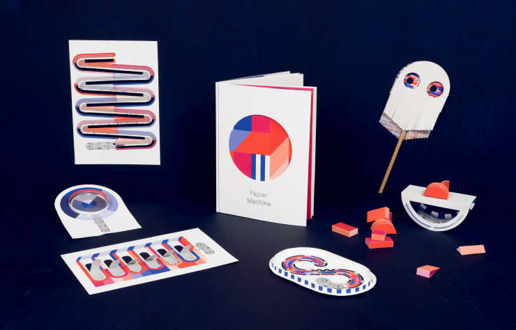 Papiermachine, un album de coloriage pensé pour les makers.