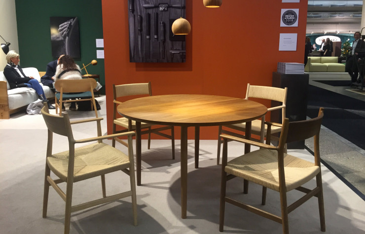 Le stand de l’éditeur danois BRDR KRÜGER et sa salle à manger signée David Thulstrup pour le nouveau restaurant Noma.